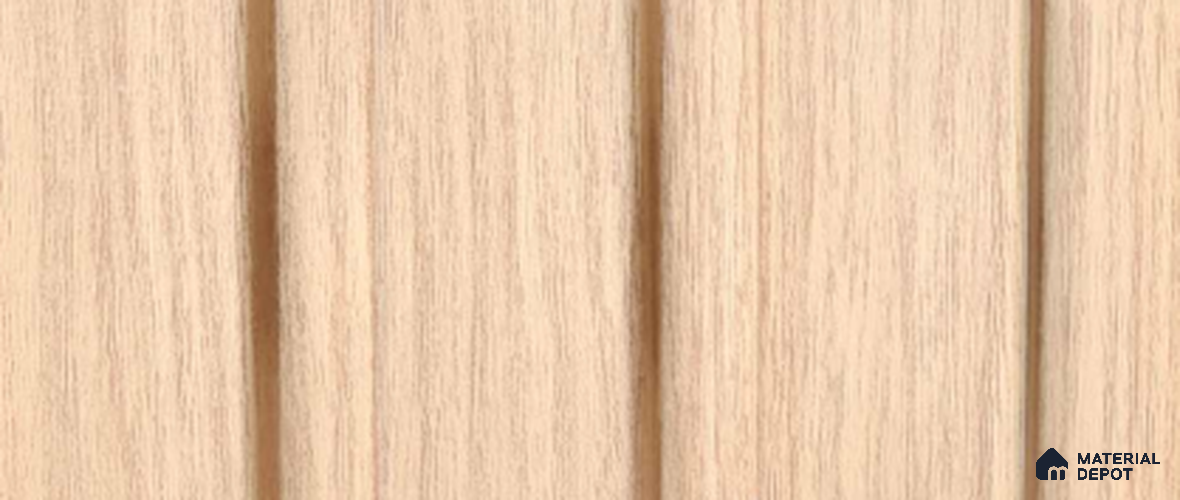 Brown Wood PN 07701 9.1 ft x 5 inch Charcoal Louvers/Panels - 12 mm | Suitable for Feature Wall, TV Unit & Living Room | Width is Subjected to 5% Variation