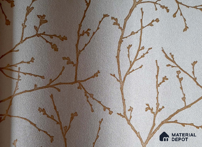 10192-3 | 10 Meter x 21 Inch Non Woven Florals Look Wallpaper - 57 Sq. Ft. | Minimum 15% wastage during installation