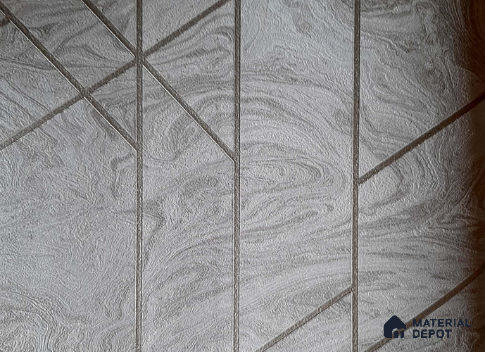 10197-1 | 10 Meter x 21 Inch Non Woven Geometric Look Wallpaper - 57 Sq. Ft. | Minimum 15% wastage during installation