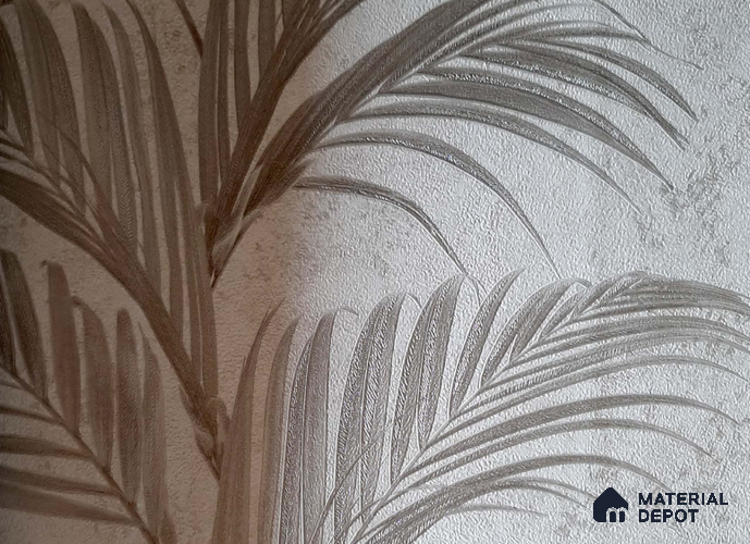 10200-1 | 10 Meter x 21 Inch Non Woven Tropical Look Wallpaper - 57 Sq. Ft. | Minimum 15% wastage during installation