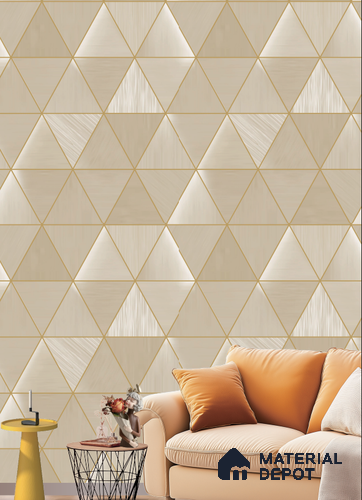 18001 | 9.5 Meter x 21 Inches Patterned Look Wallpaper - 55 Sq. Ft. | Minimum 15% wastage during installation