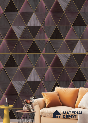 180013 | 9.5 Meter x 21 Inches Patterned Look Wallpaper - 55 Sq. Ft.  | Minimum 15% wastage during installation