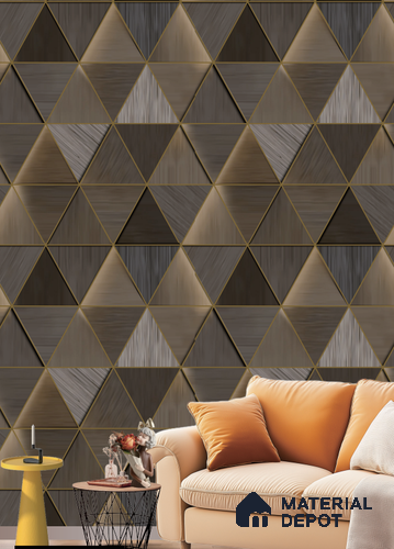 18005 | 9.5 Meter x 21 Inches Patterned Look Wallpaper - 55 Sq. Ft. | Minimum 15% wastage during installation