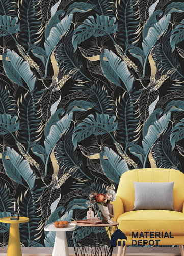 181710 | 9.5 Meter x 21 Inches Florals Look Wallpaper - 55 Sq. Ft.  | Minimum 15% wastage during installation