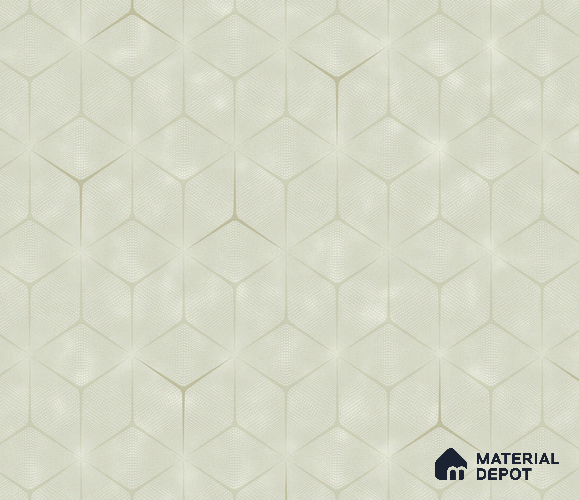 202206-1 | 5 Meter x 42 Inch PVC Geometric Look Wallpaper - 57 Sq. Ft. | Minimum 15% wastage during installation