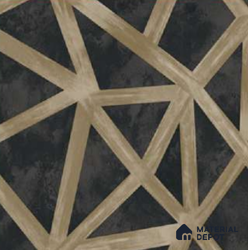 23308 | 10 Meter x 21 Inch PVC Geometric Look Wallpaper - 57 Sq. Ft. | Minimum 15% wastage during installation