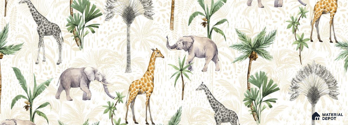 5131-1 | 5 Meter x 42 Inch PVC Animal Print Look Wallpaper - 57 Sq. Ft. | Minimum 15% wastage during installation
