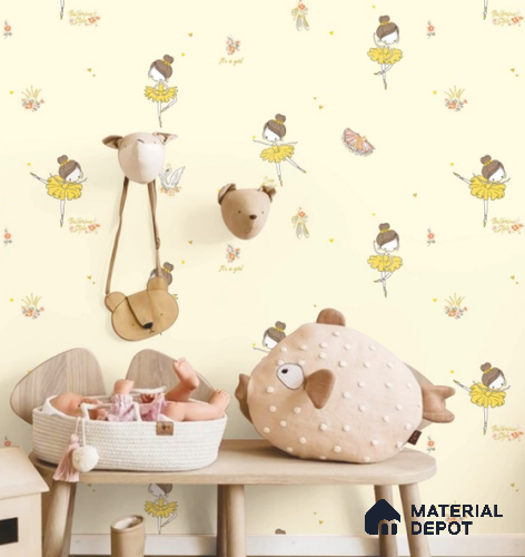 5145-1 | 5 Meter x 42 Inch PVC Patterned Look Wallpaper - 57 Sq. Ft. | Minimum 15% wastage during installation
