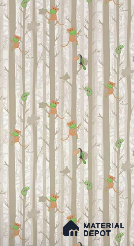 58104 | 10 Meter x 21 Inch PVC Nature Look Wallpaper - 57 Sq. Ft. | Minimum 15% wastage during installation