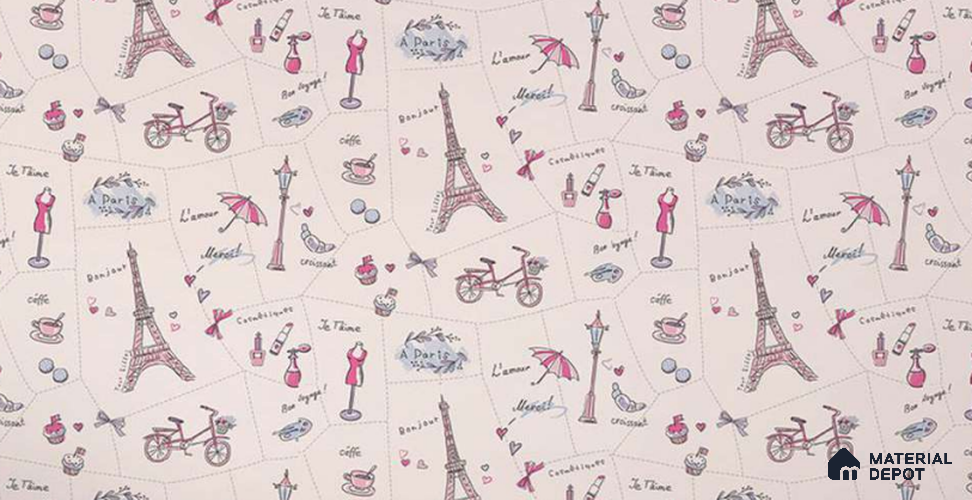 58121 | 10 Meter x 21 Inch PVC Patterned Look Wallpaper - 57 Sq. Ft. | Minimum 15% wastage during installation