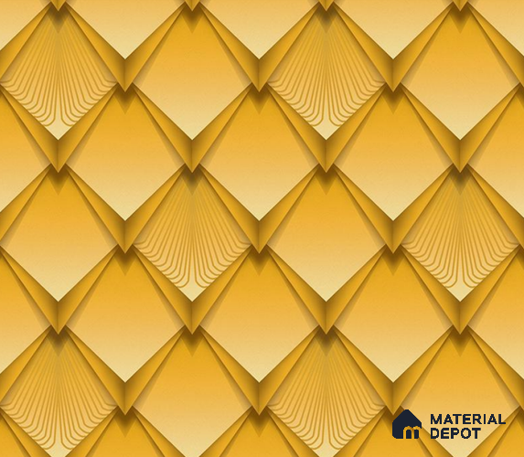 5D1021 | 9.5 Meter x 21 Inch PVC Geometric Look Wallpaper - 55 Sq. Ft. | Minimum 15% wastage during installation