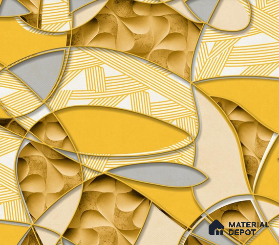5D1041 | 9.5 Meter x 21 Inch PVC Patterned Look Wallpaper - 55 Sq. Ft. | Minimum 15% wastage during installation
