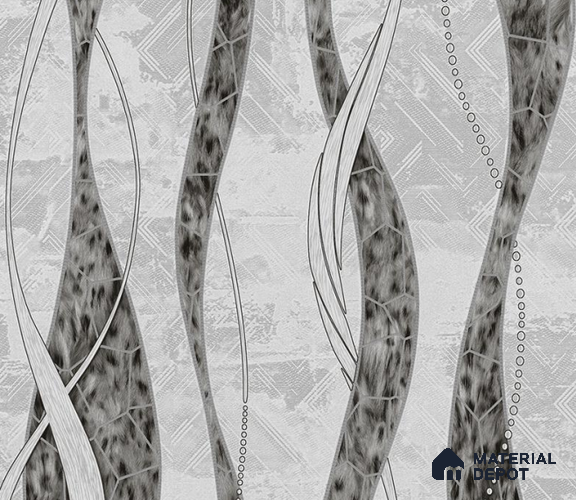 5D1101 | 9.5 Meter x 21 Inch PVC Patterned Look Wallpaper - 55 Sq. Ft. | Minimum 15% wastage during installation