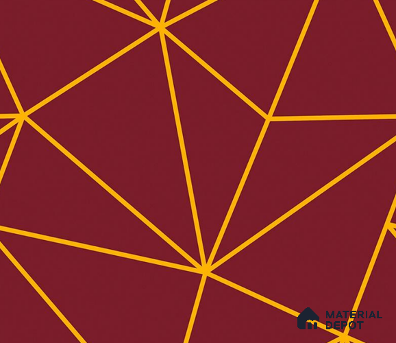 5D1305 | 9.5 Meter x 21 Inch PVC Geometric Look Wallpaper - 55 Sq. Ft. | Minimum 15% wastage during installation