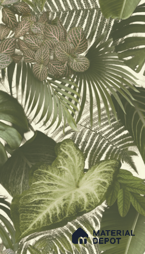 74016-2 | 5 Meter x 42 Inch PVC Florals Look Wallpaper - 57 Sq. Ft. | Minimum 15% wastage during installation