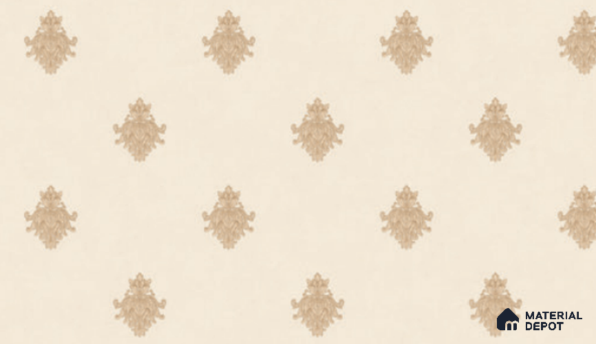 74024-3 | 5 Meter x 42 Inch PVC Damask Look Wallpaper - 57 Sq. Ft. | Minimum 15% wastage during installation