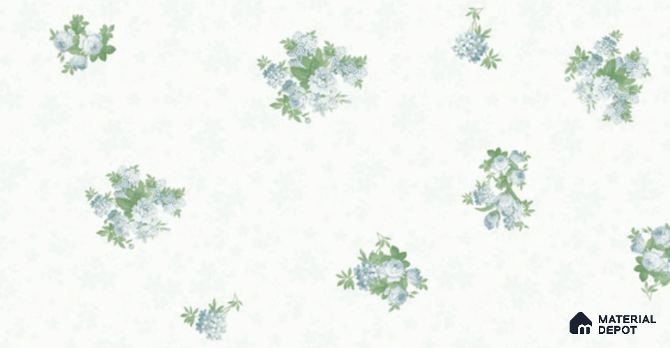 74026-1 | 5 Meter x 42 Inch PVC Florals Look Wallpaper - 57 Sq. Ft. | Minimum 15% wastage during installation