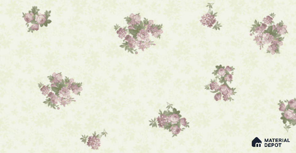 74026-3 | 5 Meter x 42 Inch PVC Florals Look Wallpaper - 57 Sq. Ft. | Minimum 15% wastage during installation