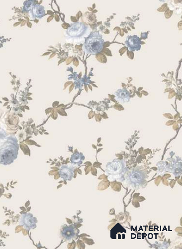 74054-1 | 5 Meter x 42 Inches Florals Look Wallpaper - 57 Sq. Ft.  | Minimum 15% wastage during installation