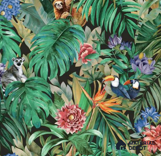 74067-2 | 5 Meter x 42 Inches Florals Look Wallpaper - 57 Sq. Ft. | Minimum 15% wastage during installation
