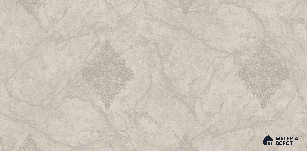 81228-3 | 5 Meter x 42 Inch PVC Damask Look Wallpaper - 57 Sq. Ft. | Minimum 15% wastage during installation