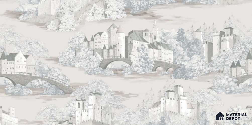 81230-2 | 5 Meter x 42 Inch PVC Patterned Look Wallpaper - 57 Sq. Ft. | Minimum 15% wastage during installation