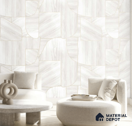 81289-1 | 5 Meter x 42 Inch PVC Patterned Look Wallpaper - 57 Sq. Ft. | Minimum 15% wastage during installation