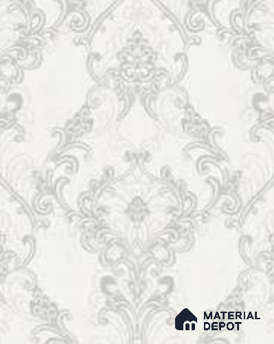 81385-1 | 5 Meter x 42 Inches Damask Look Wallpaper - 57 Sq. Ft. | Minimum 15% wastage during installation