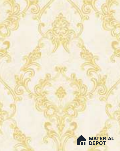 81386-3 | 5 Meter x 42 Inches Damask Look Wallpaper - 57 Sq. Ft. | Minimum 15% wastage during installation