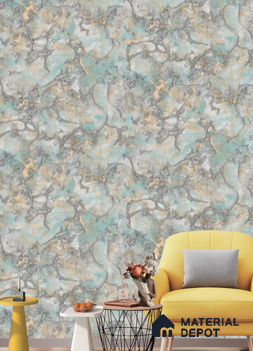 88012 | 9.5 Meter x 21 Inches Marble Look Wallpaper - 55 Sq. Ft. | Minimum 10% wastage during installation