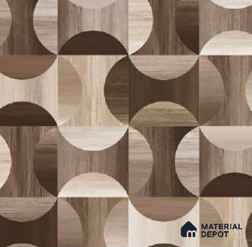 88124 | 10 Meter x 21 Inch PVC Patterned Look Wallpaper - 57 Sq. Ft. | Minimum 15% wastage during installation