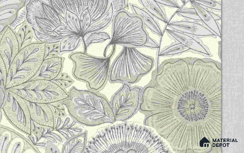 8815 09 20 Batik | 10 Meter x 21 Inch Non Woven Florals Look Wallpaper - 57 Sq. Ft. | Minimum 15% wastage during installation