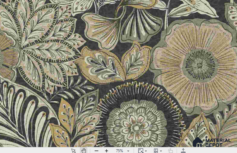 8815 97 03 Batik | 10 Meter x 21 Inch Non Woven Florals Look Wallpaper - 57 Sq. Ft. | Minimum 15% wastage during installation