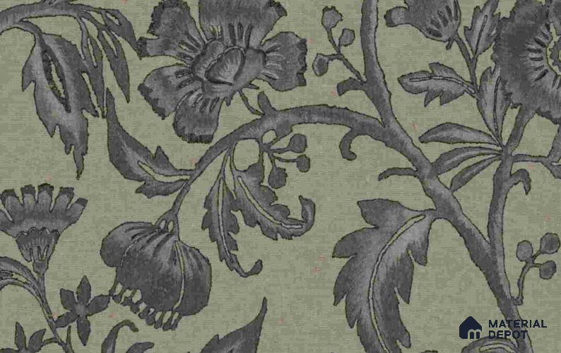 8816 97 00 Etourneau | 10 Meter x 21 Inch Non Woven Florals Look Wallpaper - 57 Sq. Ft. | Minimum 15% wastage during installation