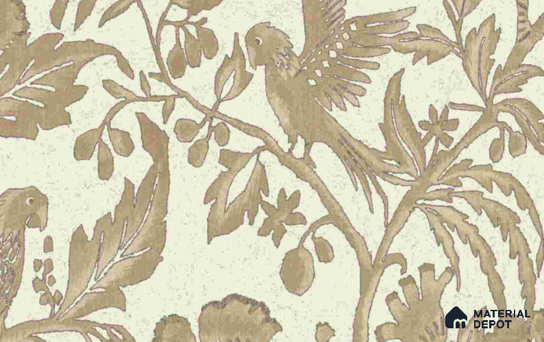 8816 12 01 Etourneau | 10 Meter x 21 Inch Non Woven Animal Print Look Wallpaper - 57 Sq. Ft. | Minimum 15% wastage during installation
