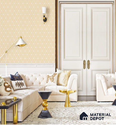 88375-2 | 5 Meter x 42 Inch PVC Patterned Look Wallpaper - 57 Sq. Ft. | Minimum 15% wastage during installation