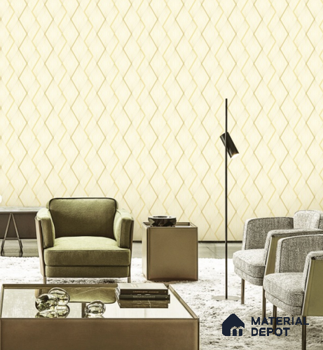 88390-2 | 5 Meter x 42 Inch PVC Patterned Look Wallpaper - 57 Sq. Ft. | Minimum 15% wastage during installation
