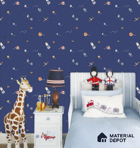 88440-2 | 5 Meter x 42 Inch PVC Space Look Wallpaper - 57 Sq. Ft. | Minimum 15% wastage during installation