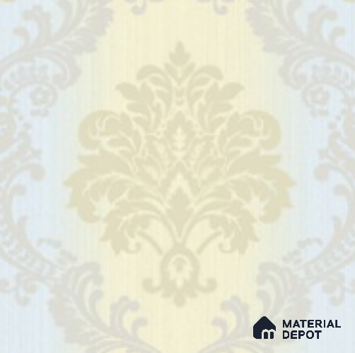88477-2 | 5 Meter x 42 Inch PVC Damask Look Wallpaper - 57 Sq. Ft. | Minimum 15% wastage during installation