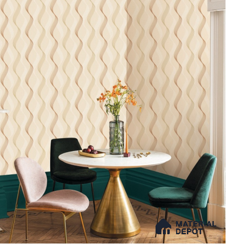 88488-2 | 5 Meter x 42 Inch PVC Patterned Look Wallpaper - 57 Sq. Ft. | Minimum 15% wastage during installation