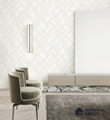 88492-1 | 5 Meter x 42 Inch PVC Abstract Look Wallpaper - 57 Sq. Ft. | Minimum 15% wastage during installation
