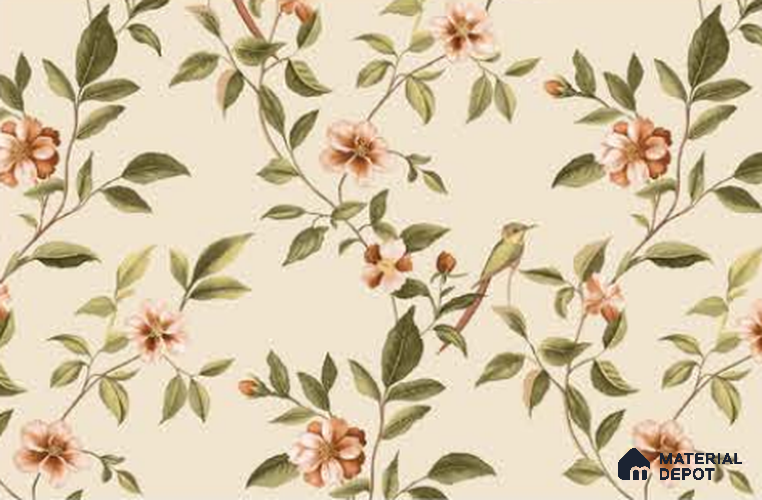 88655-3 | 5 Meter x 42 Inches Florals Look Wallpaper - 57 Sq. Ft. | Minimum 15% wastage during installation