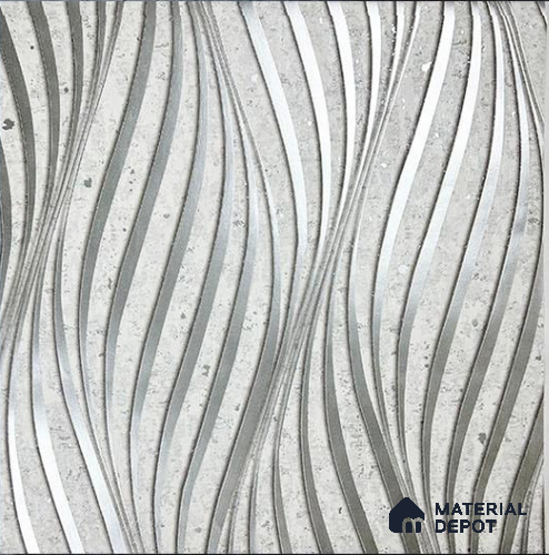 930061 | 10 Meter x 21 Inch PVC Patterned Look Wallpaper - 57 Sq. Ft.