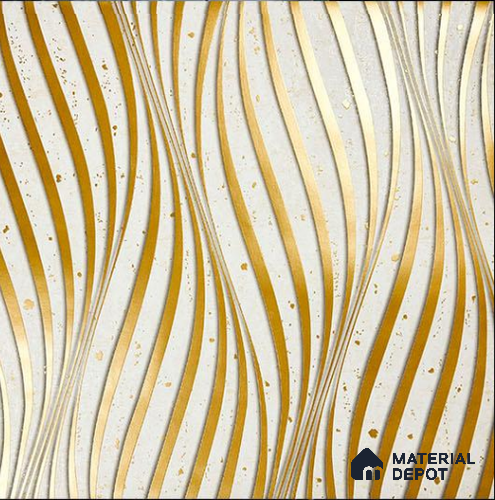 930062 | 10 Meter x 21 Inch PVC Patterned Look Wallpaper - 57 Sq. Ft.