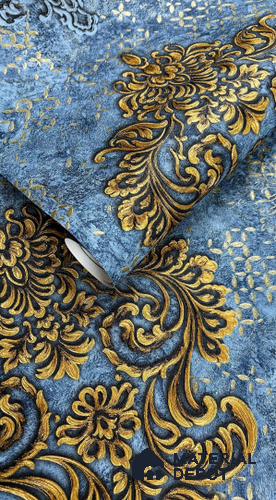 931206 | 10 Meter x 21 Inch PVC Damask Look Wallpaper - 57 Sq. Ft.