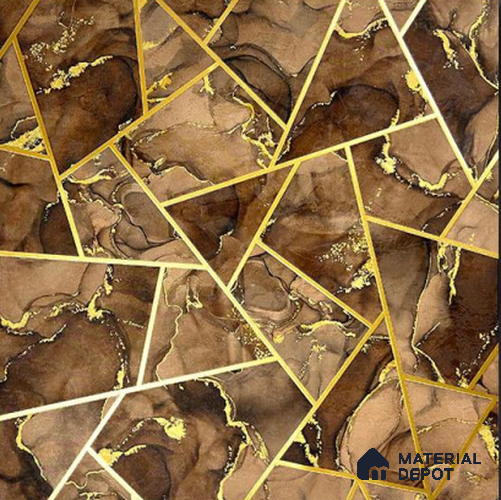 931505 | 10 Meter x 21 Inch PVC Geometric Look Wallpaper - 57 Sq. Ft.
