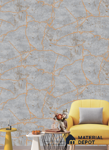 970606 | 9.5 Meter x 21 Inches Patterned Look Wallpaper - 55 Sq. Ft.  | Minimum 15% wastage during installation