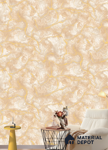971305 | 9.5 Meter x 21 Inches Marble Look Wallpaper - 55 Sq. Ft.  | Minimum 10% wastage during installation