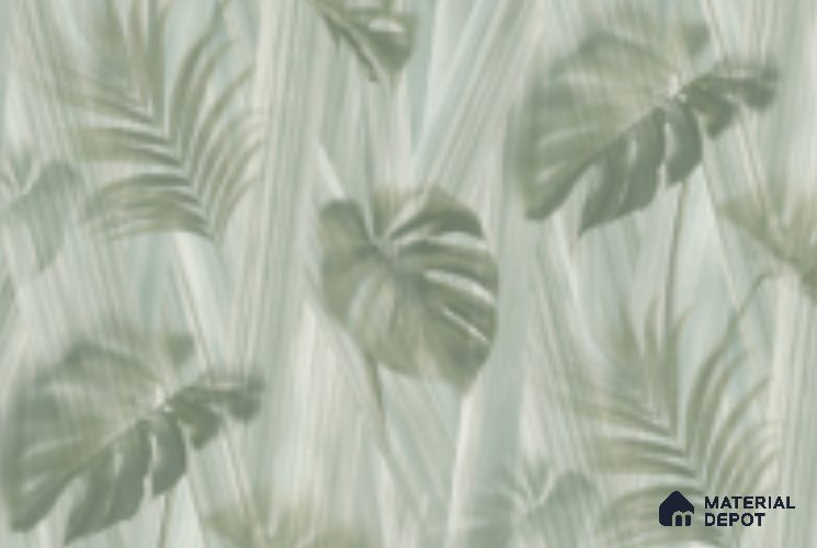 99032-1 | 5 Meter x 42 Inch PVC Florals Look Wallpaper - 57 Sq. Ft.
