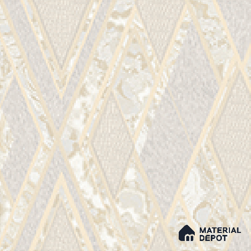 AA100102 | 9.5 Meter x 21 Inch PVC Geometric Look Wallpaper - 55 Sq. Ft. | Minimum 15% wastage during installation